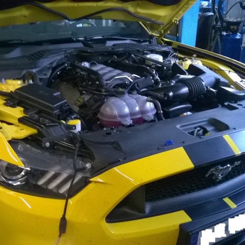Mustang 5.0 z 2016 po montażu LPG