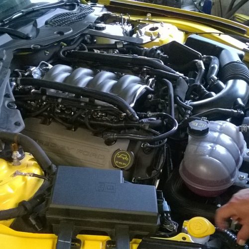Mustang 5.0 z 2016 po montażu LPG 2